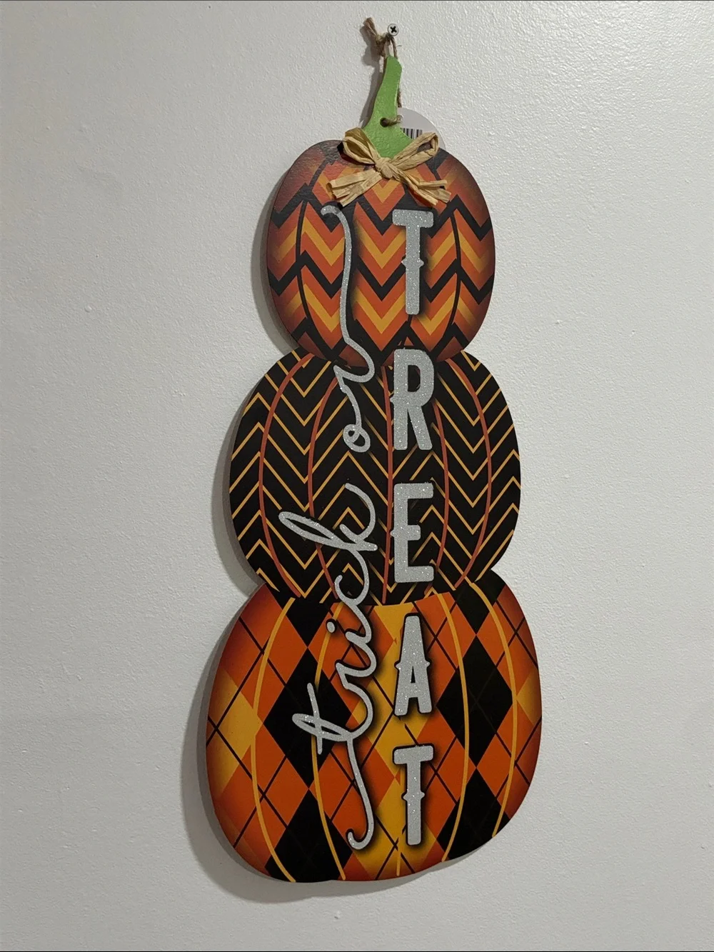 NWT- 24” Stunning- Triple Stacked Pumpkin 